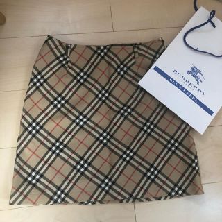 バーバリーブルーレーベル(BURBERRY BLUE LABEL)のバーバリーブルーレーベル  ♡ 台形スカート(ミニスカート)