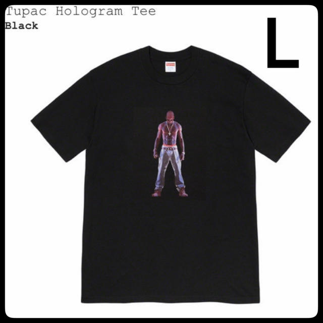 カラーブラックLサイズ　Supreme Tupac Hologram Tee