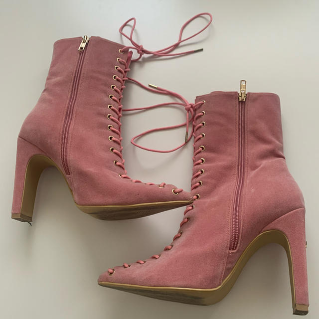 Yellow boots(イエローブーツ)のYELLO/ピンク/ショートブーツ/最終値下げ レディースの靴/シューズ(ブーツ)の商品写真