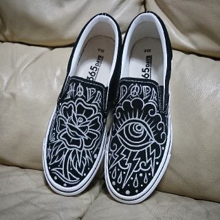 ヴァンズ(VANS)の新品ペイントスリッポン★23.5cm、VANS好きな方に(スニーカー)