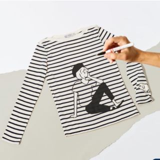 ビューティアンドユースユナイテッドアローズ(BEAUTY&YOUTH UNITED ARROWS)の【即完売】petit bateau プチバトー 長場雄 nagaba ボーダー(カットソー(長袖/七分))