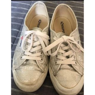 スペルガ(SUPERGA)のミニミニ様専用★スペルガ　シルバースニーカー(スニーカー)