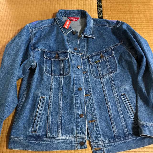 supreme New York Painted Trucker JacketGジャン/デニムジャケット