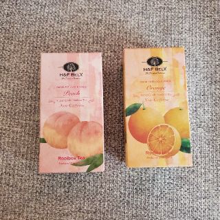 H&F プレミアムルイボスティー　ピーチ　オレンジ(茶)