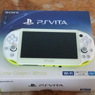 ソニー(SONY)のPSVITA ライムグリーン/ホワイト(携帯用ゲーム機本体)