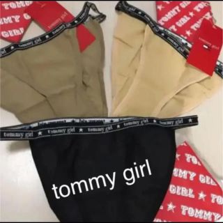 トミーガール(tommy girl)のtommy girl❤︎ポーチ付きインナーショーツ 3枚セット 新品(ショーツ)