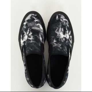 ラッドミュージシャン(LAD MUSICIAN)のCANVAS SLIP-ON ANGELS  新品 44サイズ(スニーカー)