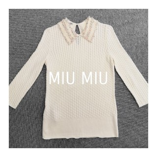 ミュウミュウ(miumiu)の♡♡MIUMIU ビジューニット♡♡(ニット/セーター)