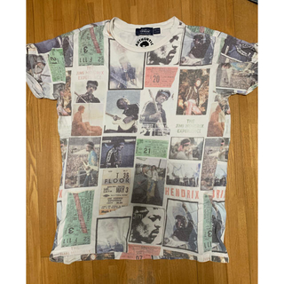 トップマン(TOPMAN)のジミヘンドリックス　バンドTシャツ　S 古着　ビンテージ　(Tシャツ/カットソー(半袖/袖なし))