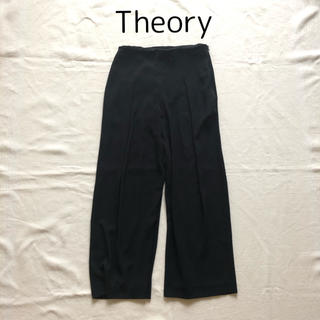 セオリー(theory)の2016a/w theory とろみワイドパンツ XS 黒(カジュアルパンツ)