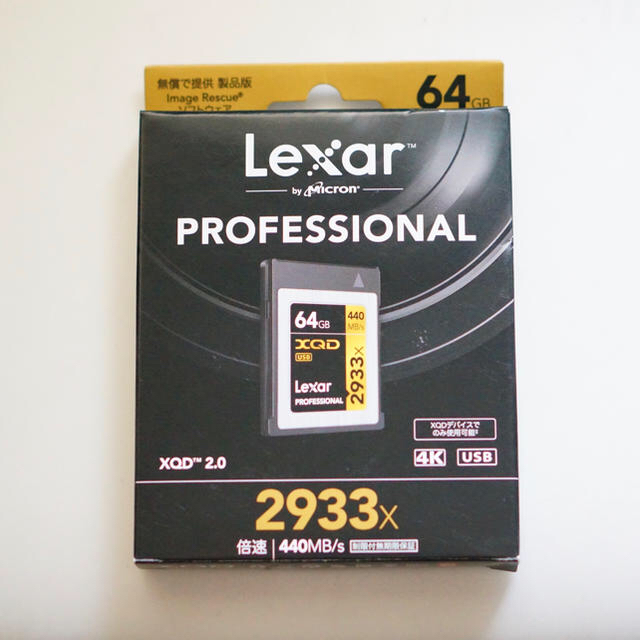 ほぼ未使用品 最速 Lexar XQDカード 64GB