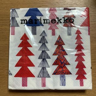 マリメッコ(marimekko)のクーシコッサ　もみの木　新品　未開封　ペーパーナプキン　デコ　マリメッコ　北欧(キッチン小物)