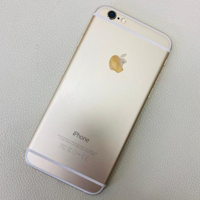 I468】 iPhone 6 16GB docomo ゴールド - スマートフォン本体