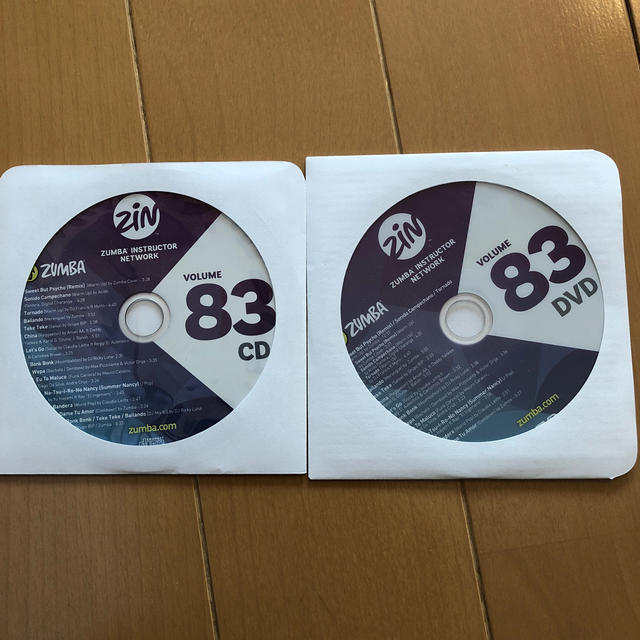 スポーツ/アウトドアZin83 【CD／DVD】2枚セット