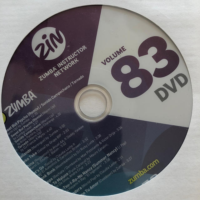 ズンバ　ZIN83  CD.DVDエクササイズ