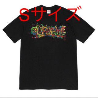 シュプリーム(Supreme)の20SS supreme paint logo tee black(Tシャツ/カットソー(半袖/袖なし))