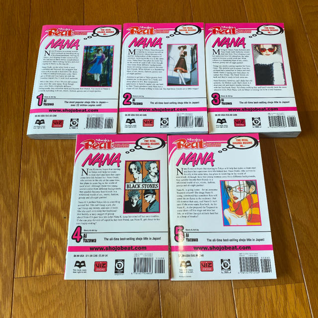 Nana 英語版 1 5巻セットの通販 By しん S Shop ラクマ