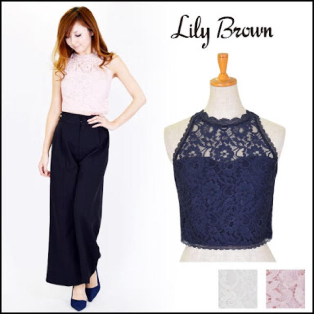 Lily Brown(リリーブラウン)のLily Brown レースタンク レディースのトップス(タンクトップ)の商品写真