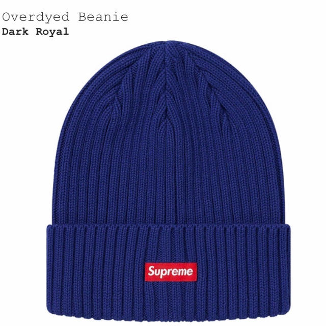 supreme Overdyed Beanie帽子