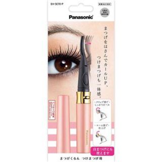 パナソニック(Panasonic)のまつげくるん つけまつげ用 ピンク EH-SE70-P(1本入)(ホットビューラー)