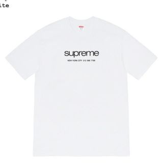 シュプリーム(Supreme)のsupreme shop tee ホワイト Mサイズ(Tシャツ/カットソー(半袖/袖なし))