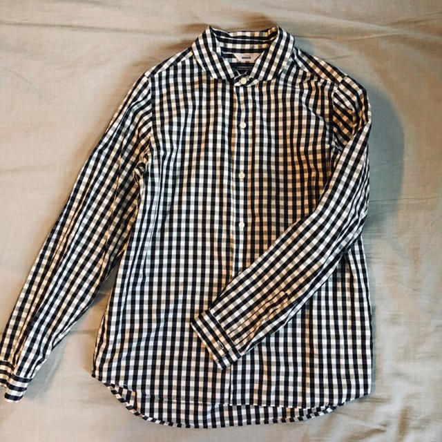 THE SMOCK SHOP(スモックショップ)のsmock 丸襟　ギンガムチェックシャツ レディースのトップス(シャツ/ブラウス(長袖/七分))の商品写真