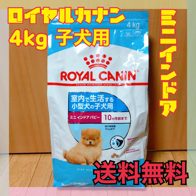 ロイヤルカナン ミニインドア パピー 4kg 【送料無料】