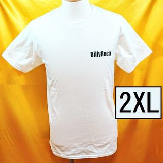 ギルタン(GILDAN)の新品　2XL　白Ｔシャツ　半袖　「BillyRock」(Tシャツ/カットソー(半袖/袖なし))