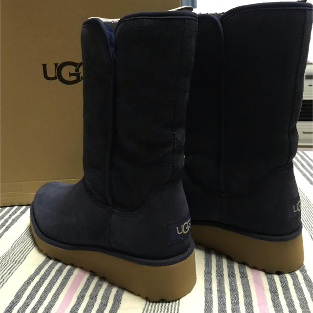 レディースUGG ロングブーツ ネイビー サイズ5