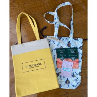 ロクシタン(L'OCCITANE)の【お値下げ】ロクシタン保冷バッグ　おまけ付き(ハンドバッグ)