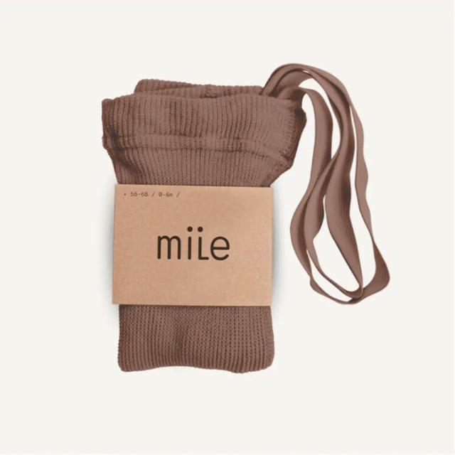 Caramel baby&child (キャラメルベビー&チャイルド)のmile tights with braces  hazelnut タイツ  キッズ/ベビー/マタニティのこども用ファッション小物(靴下/タイツ)の商品写真