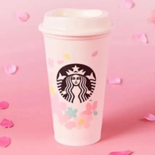 Starbucks Coffee(スターバックスコーヒー)の【大人気❗️売り切れ中】スタバ　リユーザブルカップ　さくら インテリア/住まい/日用品のキッチン/食器(タンブラー)の商品写真