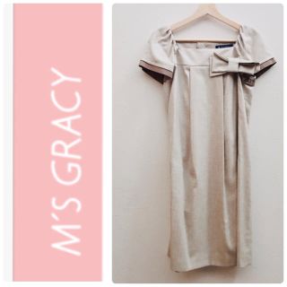 エムズグレイシー(M'S GRACY)の★SALE★【美品】M'S GRACYワンピース(ひざ丈ワンピース)