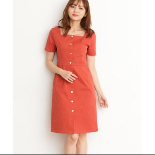 プロポーションボディドレッシング(PROPORTION BODY DRESSING)のPROPORTION BODY DRESSING スクエアネックワンピース(ひざ丈ワンピース)