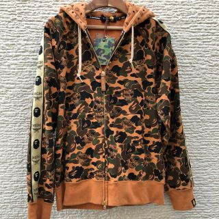 アベイシングエイプ(A BATHING APE)のA BATHING APE BAPE × MCM HOODIE パーカー M(パーカー)