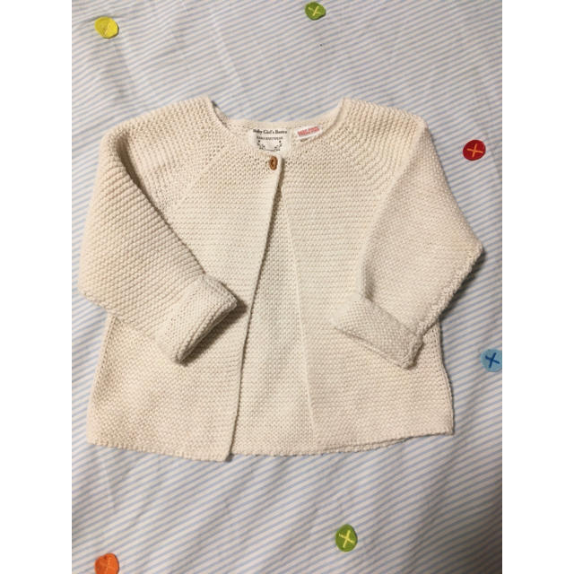 ZARA KIDS(ザラキッズ)のzarababy ニットカーディガン 80 キッズ/ベビー/マタニティのベビー服(~85cm)(カーディガン/ボレロ)の商品写真