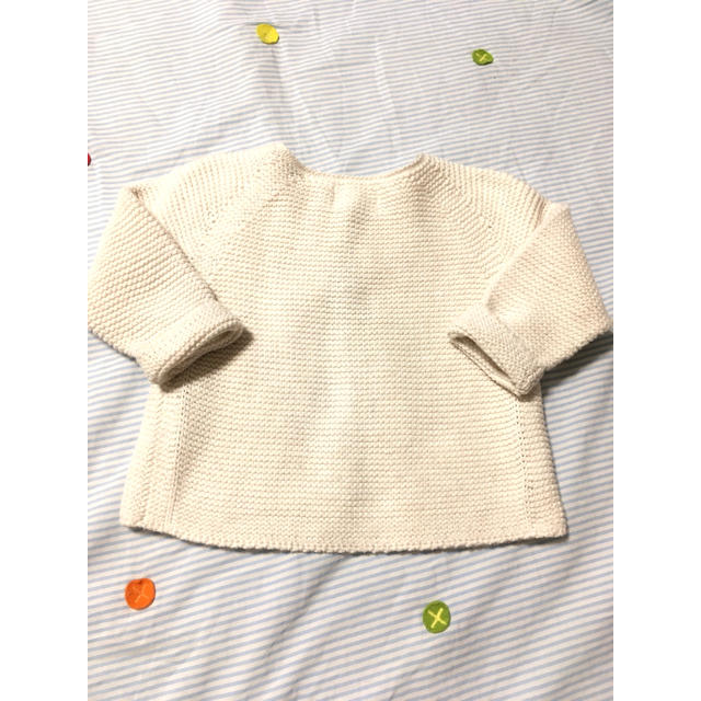 ZARA KIDS(ザラキッズ)のzarababy ニットカーディガン 80 キッズ/ベビー/マタニティのベビー服(~85cm)(カーディガン/ボレロ)の商品写真