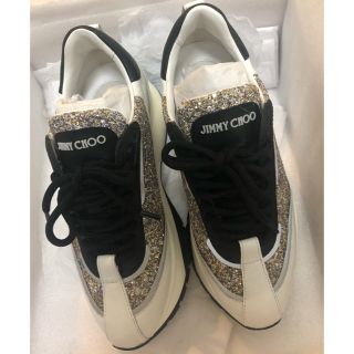 ジミーチュウ(JIMMY CHOO)のJIMMY CHOO グリッタースニーカー　36.5(スニーカー)