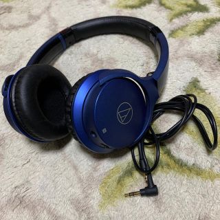 オーディオテクニカ(audio-technica)のオーディオテクニカ　ヘッドホン　ATH-AR3BT ブルー(ヘッドフォン/イヤフォン)