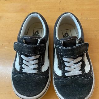 ヴァンズ(VANS)のVANS  キッズ　スニーカー　黒　(スニーカー)