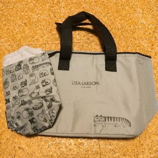 リサラーソン(Lisa Larson)の保冷バッグ＆ペットボトルカバー(弁当用品)