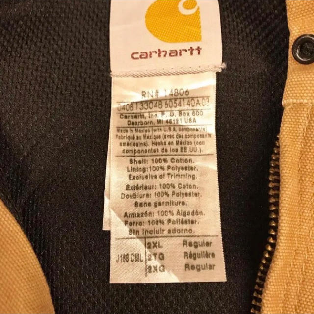 carhartt(カーハート)のcarhartt カーハート　ダック　アクティブパーカー　古着 メンズのトップス(パーカー)の商品写真