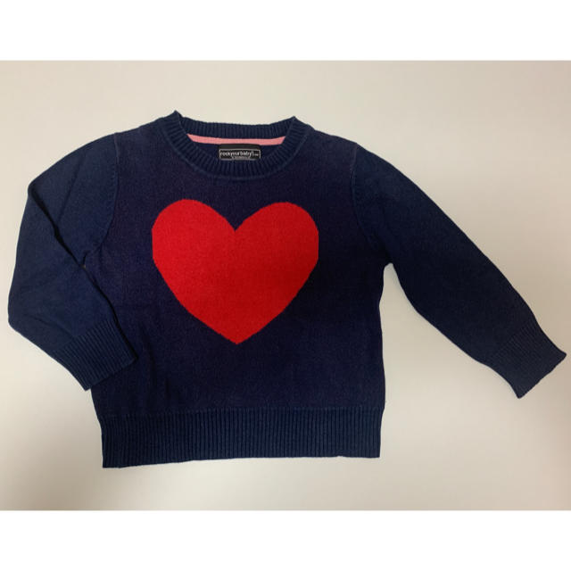 Rock your baby(ロックユアベビー)セーター・中古・3歳 キッズ/ベビー/マタニティのキッズ服女の子用(90cm~)(ニット)の商品写真