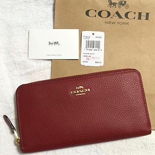 コーチ(COACH)の完全正規品!!COACHラウンドファスナー本革長財布(財布)