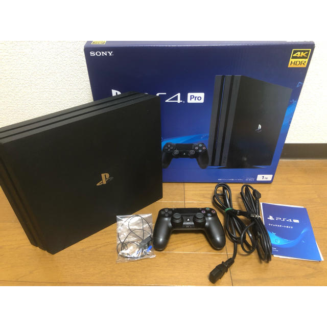 [付属品完備] PS4 PRO 1TB 箱付き $おまけ付き$