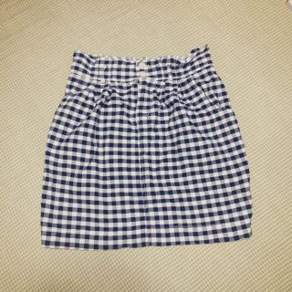 ダブルクローゼット(w closet)のチェック スカート used(ミニスカート)