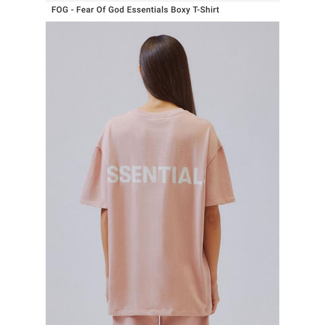 FEAR OF GOD(フィアオブゴッド)のXS FOG Essentials Boxy T-Shirt Tee Tシャツ レディースのトップス(Tシャツ(半袖/袖なし))の商品写真