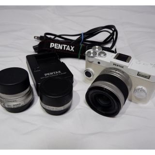 ペンタックス(PENTAX)の【美品】PENTAX Q-S1 おまけ付き(ミラーレス一眼)