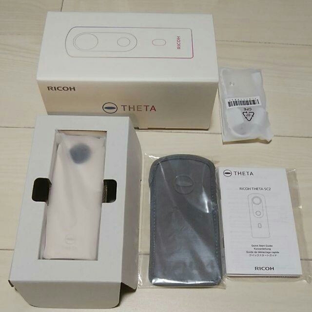 新品 RICOH THETA SC2 リコー シータ ホワイト レビュー高評価のおせち