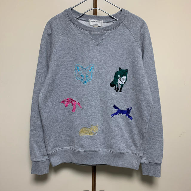 未使用］MAISON KITSUNE 刺繍 スウェット トレーナー XXS - トレーナー